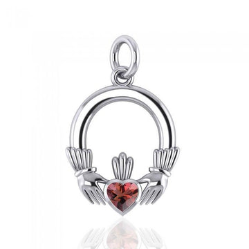 Celtic Claddagh Silver Charm TC318 - Jewelry